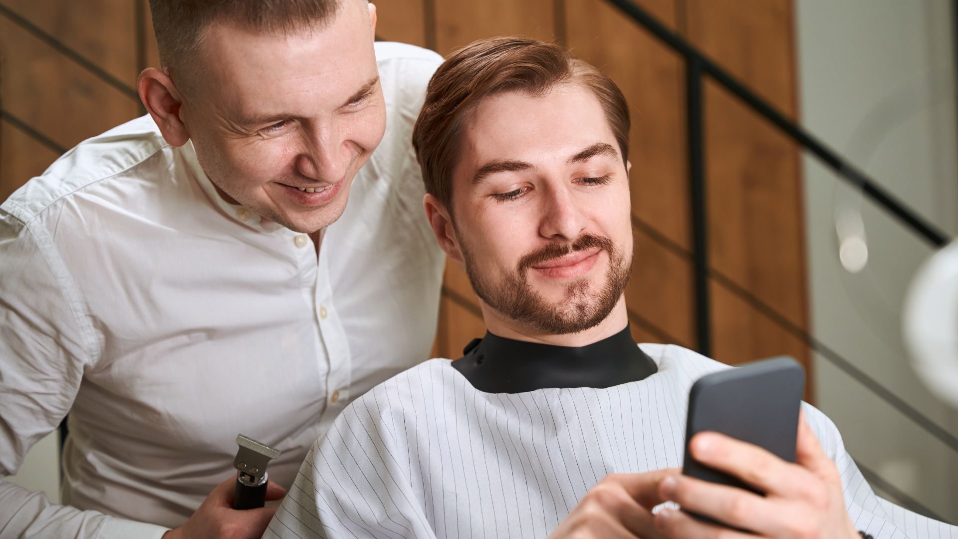 Barber Shop Mobile App Interface